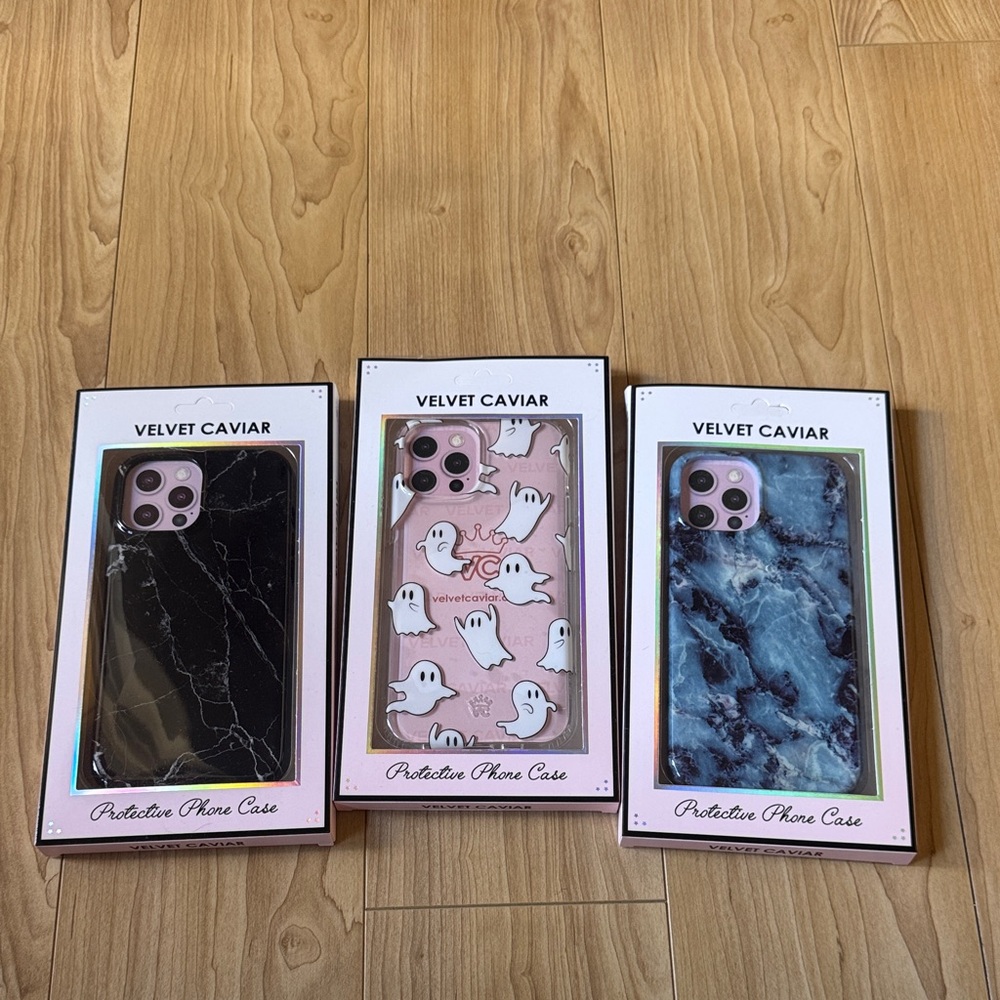 Velvet Caviar Ghost and Marble Phone Cases